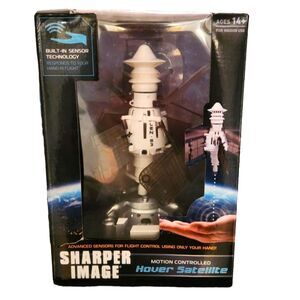Sharper Image Drone Motion Controlled Hover Satellite Energy Activated Star Wars